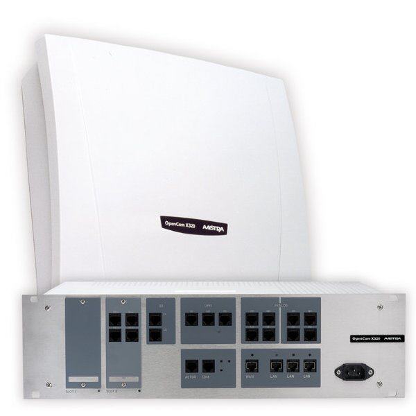 Opencom X 320 als Wand- und Rackanlage